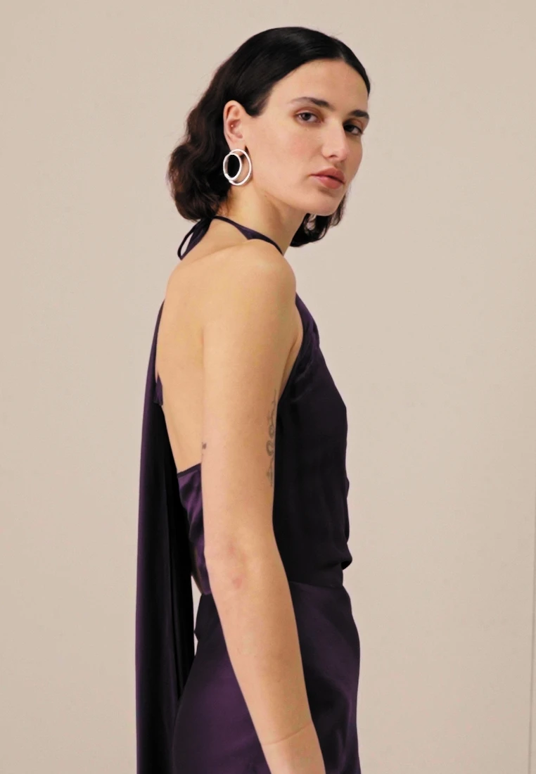 Materiel LONG SCARF DRESS - Cocktailkleid/festliches Kleid - Deep Purple 2 Materiel LONG SCARF DRESS - Cocktailkleid/festliches Kleid - Deep Purple – Bild 2