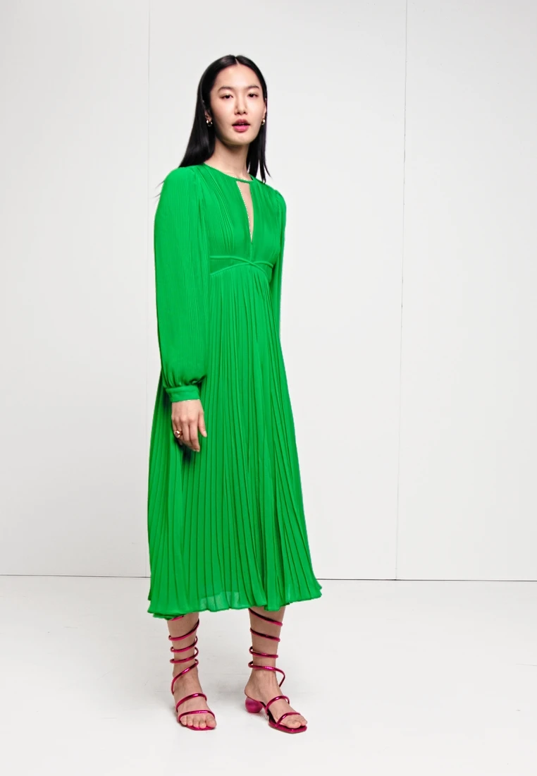 MICHAEL Michael Kors PLEATED - Cocktailkleid/festliches Kleid - Spring Green 2 MICHAEL Michael Kors PLEATED - Cocktailkleid/festliches Kleid - Spring Green – Bild 2