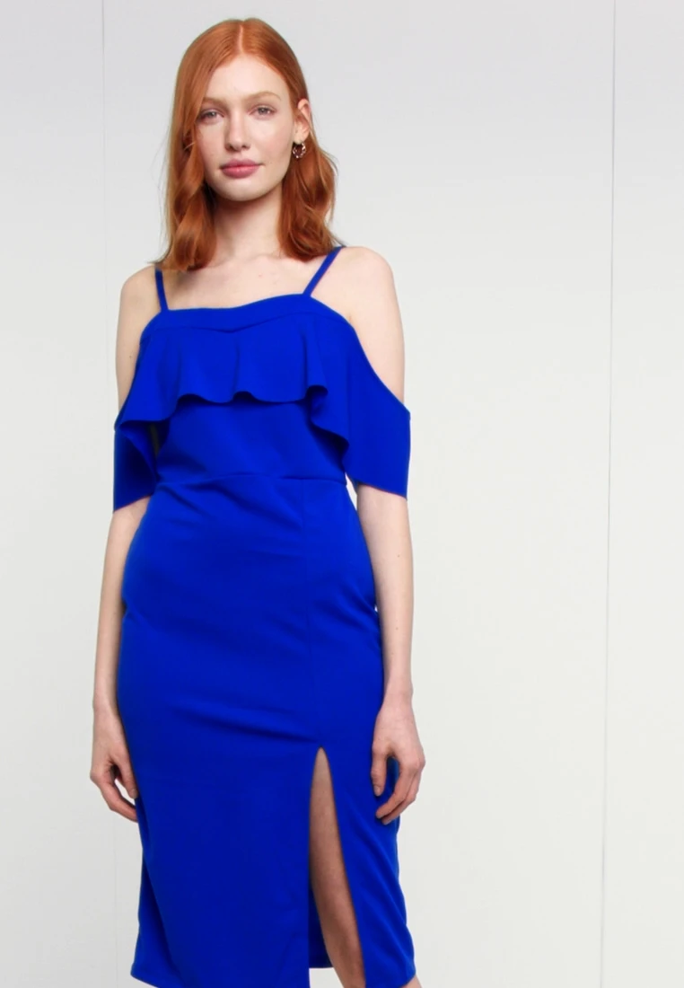 Wal G BELVILLE STRAPPY MIDI DRESS - Cocktailkleid/festliches Kleid - Electric Blue 2 Wal G BELVILLE STRAPPY MIDI DRESS - Cocktailkleid/festliches Kleid - Electric Blue – Bild 2