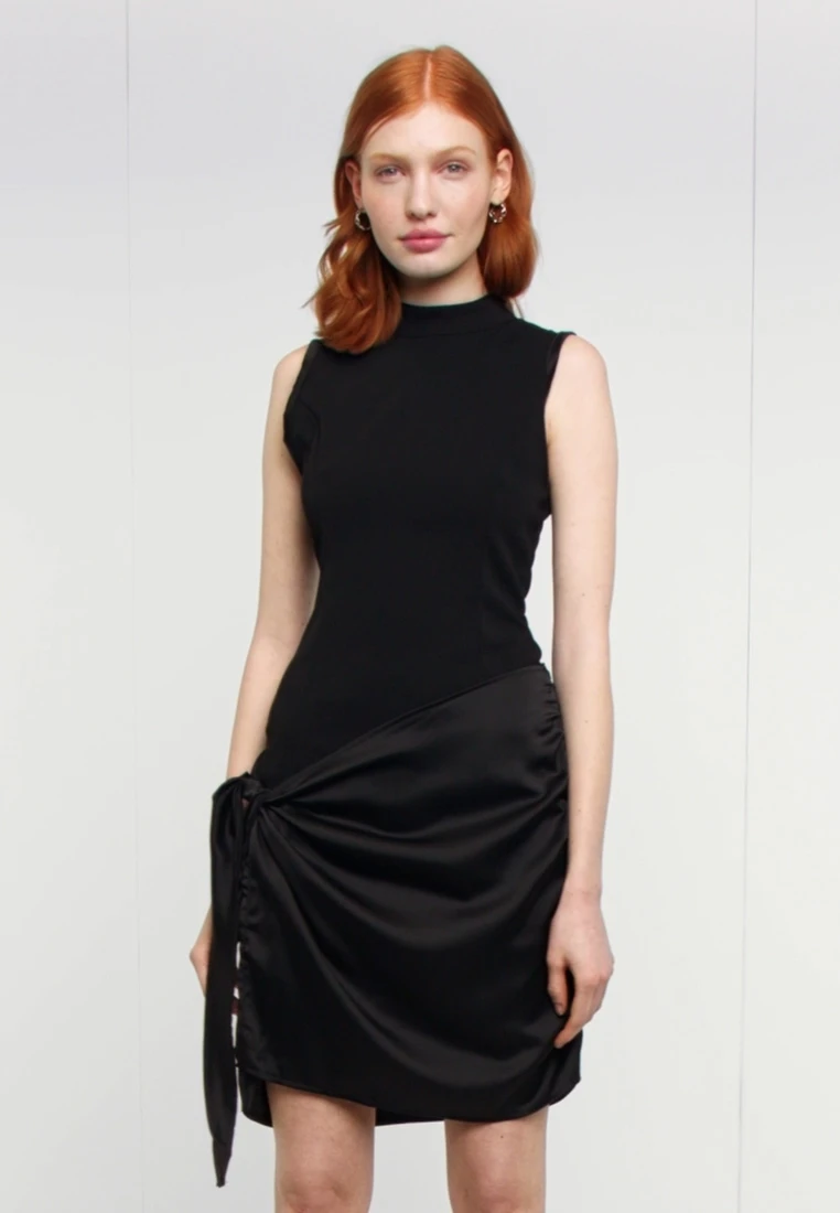 Wal G HOLIDAY ALEX WRAP SKIRT MINI - Cocktailkleid/festliches Kleid - Black 2 Wal G HOLIDAY ALEX WRAP SKIRT MINI - Cocktailkleid/festliches Kleid - Black – Bild 2