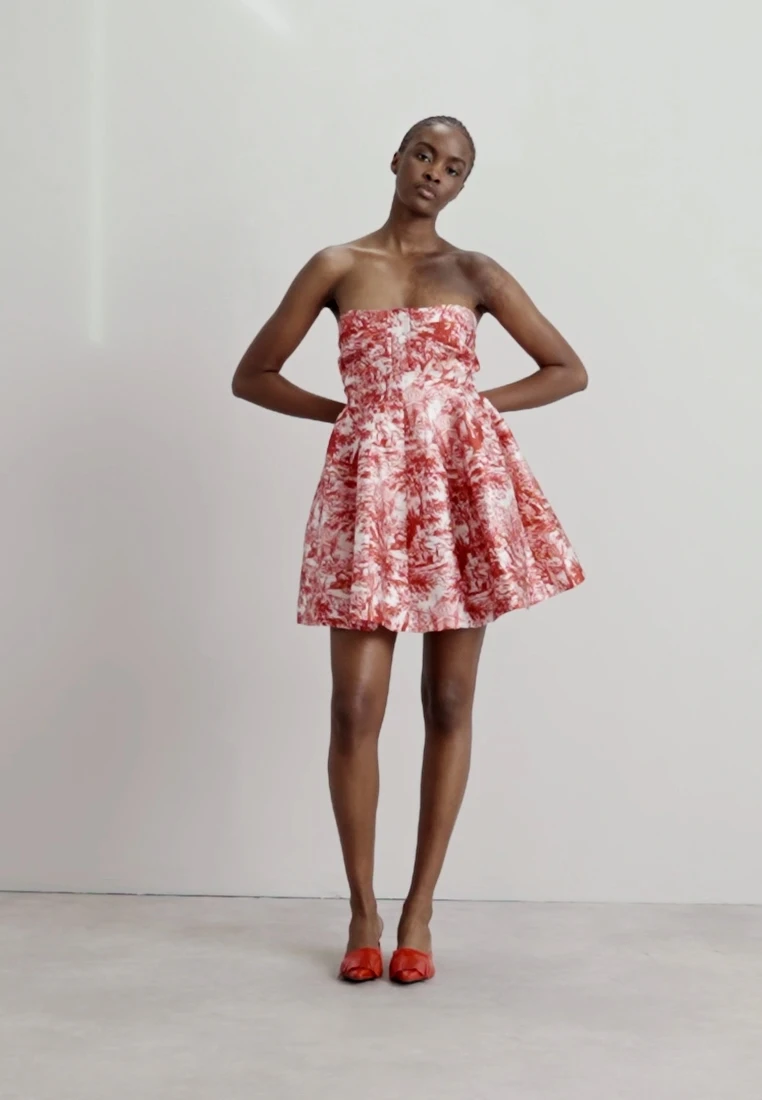 Philosophy Di Lorenzo Serafini TOILE DE JOUY RADZMIR - Cocktailkleid/festliches Kleid - White 2 Philosophy Di Lorenzo Serafini TOILE DE JOUY RADZMIR - Cocktailkleid/festliches Kleid - White – Bild 2