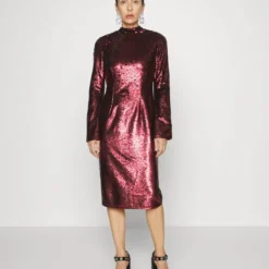 By Malina LIVA DRESS - Cocktailkleid/festliches Kleid - Berry Red