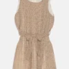 MICHAEL KORS KIDS PLEATED DRESS - Cocktailkleid/festliches Kleid - Light Brown