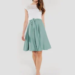 SWING Cocktailkleid/festliches Kleid - Turquoise Ivory