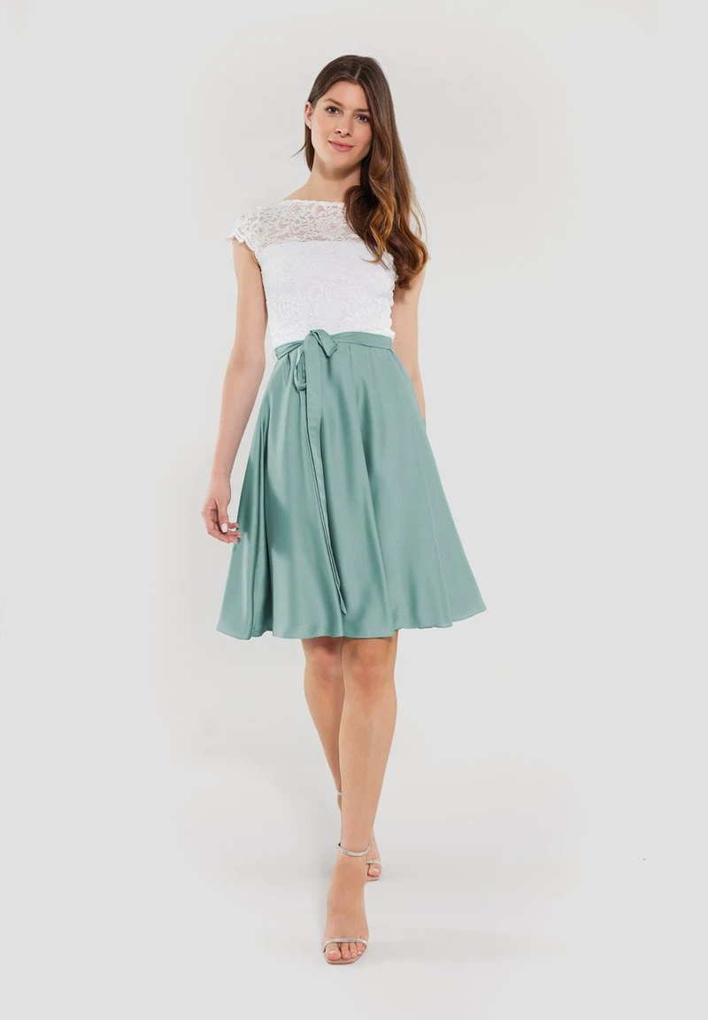 SWING Cocktailkleid/festliches Kleid - Turquoise Ivory 1 SWING Cocktailkleid/festliches Kleid - Turquoise Ivory