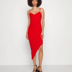 Wal G LAILA MIDI DRESS - Cocktailkleid/festliches Kleid - Red
