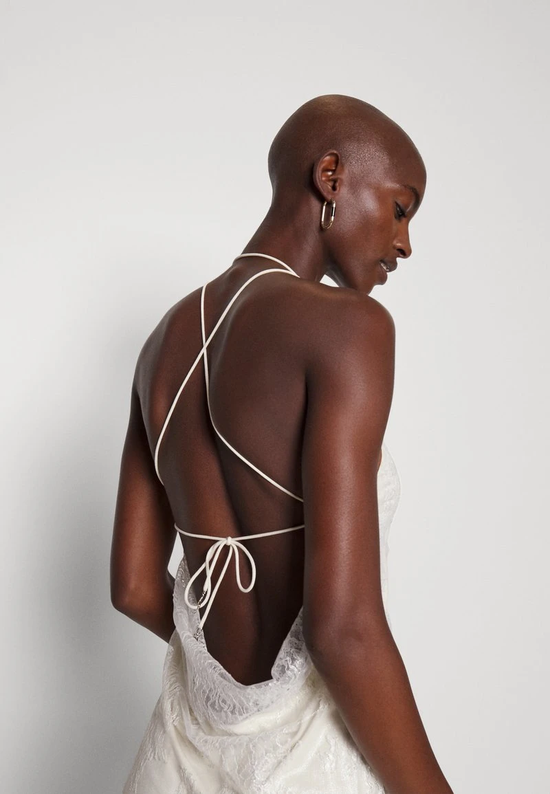 Patrizia Pepe ABITO DRESS - Cocktailkleid/festliches Kleid - Silver-coloured Lace 5 Patrizia Pepe ABITO DRESS - Cocktailkleid/festliches Kleid - Silver-coloured Lace – Bild 5