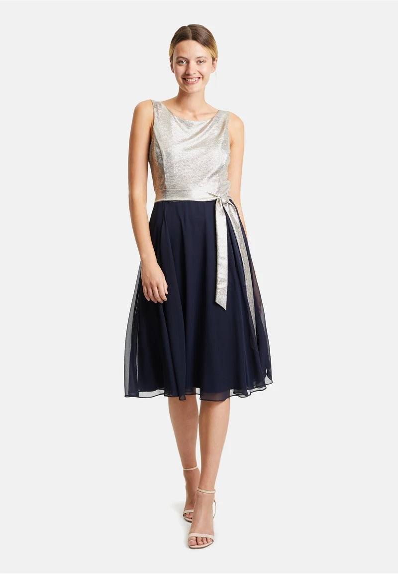 Vera Mont Cocktailkleid/festliches Kleid - Patch Gold Dark Blue 2 Vera Mont Cocktailkleid/festliches Kleid - Patch Gold Dark Blue – Bild 2