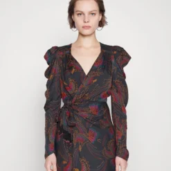 Farm Rio SEQUIN TOUCANS MINI DRESS - Cocktailkleid/festliches Kleid - Black