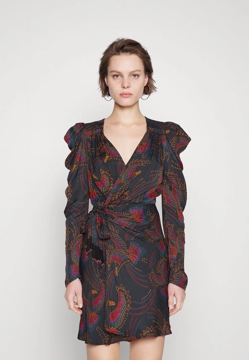 Farm Rio SEQUIN TOUCANS MINI DRESS - Cocktailkleid/festliches Kleid - Black 1 Farm Rio SEQUIN TOUCANS MINI DRESS - Cocktailkleid/festliches Kleid - Black