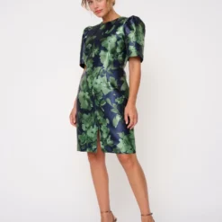 KLEO PUFFÄRMEL UND - Cocktailkleid/festliches Kleid - Mehrfarbig