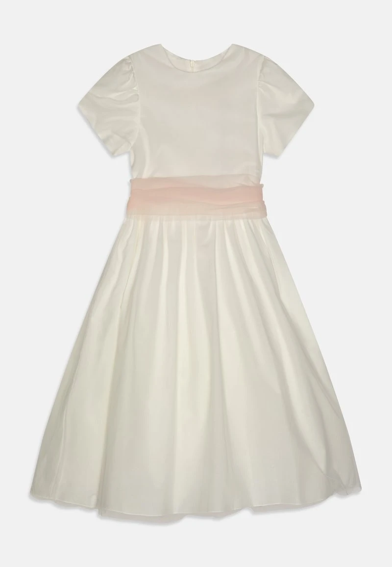 Il Gufo DRESS VOLUMINOUS SKIRT ATELIER - Cocktailkleid/festliches Kleid - Milk/pink 1 Il Gufo DRESS VOLUMINOUS SKIRT ATELIER - Cocktailkleid/festliches Kleid - Milk/pink