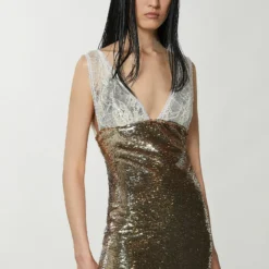 Patrizia Pepe SHEATH - Cocktailkleid/festliches Kleid - Beige Martini Gold -Günstiges Fem Glanz Geschäft 07ccfee9ed5a49838c17c03e3d5374e1