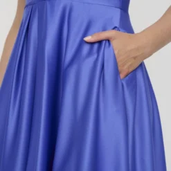 KLEO Cocktailkleid/festliches Kleid - Blue -Günstiges Fem Glanz Geschäft 08275aebbdb74108a95d519545c40e4b
