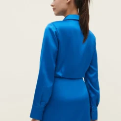 Stradivarius MIT DRAPIERTEM - Cocktailkleid/festliches Kleid - Blue 8 Stradivarius MIT DRAPIERTEM - Cocktailkleid/festliches Kleid - Blue -Günstiges Fem Glanz Geschäft 09138f5045e246b1b41507c9b3a6fac8