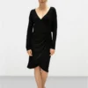 WRAP MIDI - Cocktailkleid/festliches Kleid - Black