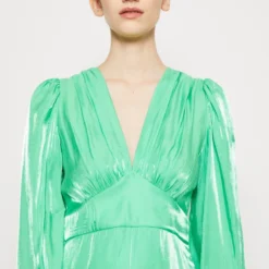 Gina Tricot PUFF SLEEVE MINI DRESS - Cocktailkleid/festliches Kleid - Green -Günstiges Fem Glanz Geschäft 0c9d90b4172b4d61a8f13920e033afcd