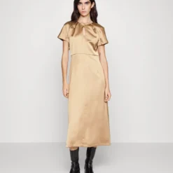 Boss DIDEKA - Cocktailkleid/festliches Kleid - Medium Beige