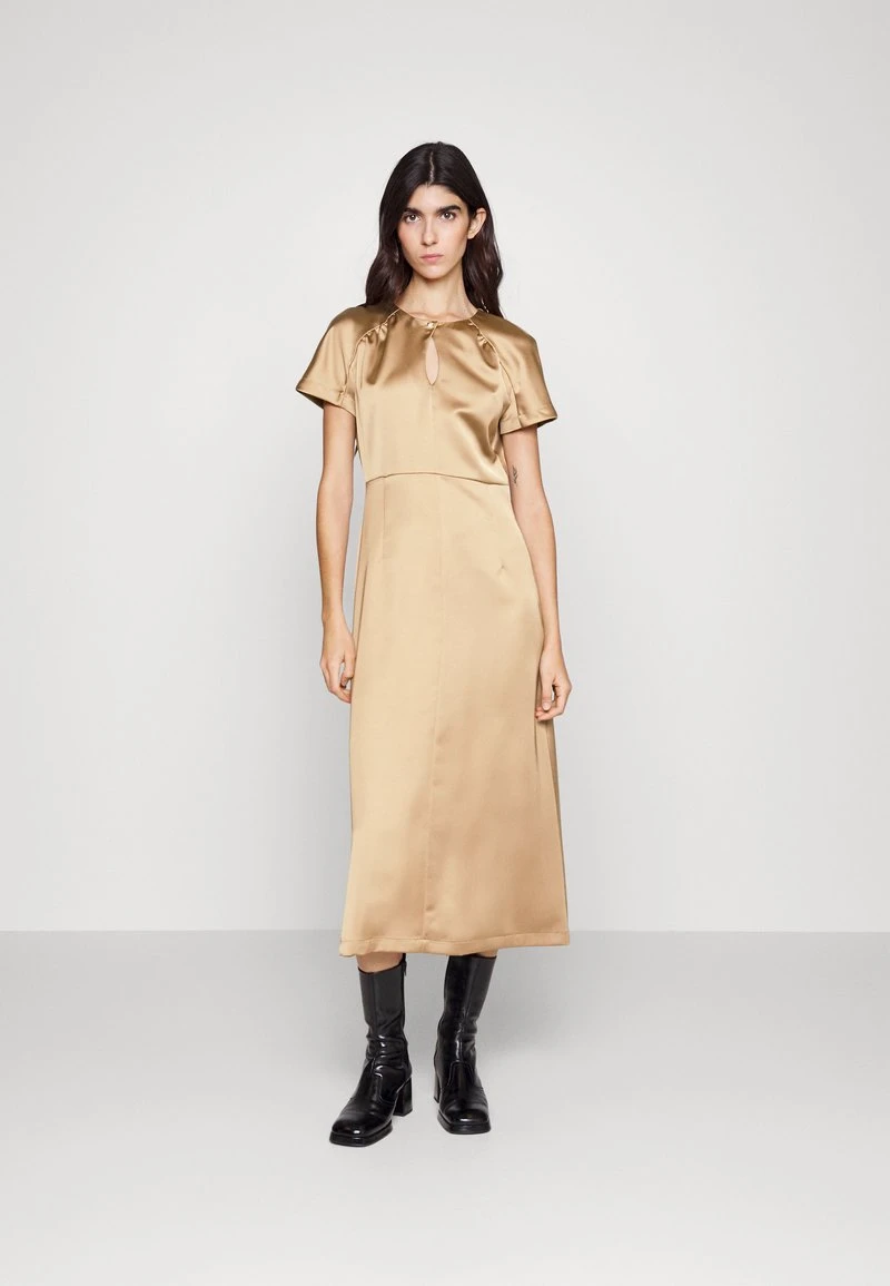 Boss DIDEKA - Cocktailkleid/festliches Kleid - Medium Beige 1 Boss DIDEKA - Cocktailkleid/festliches Kleid - Medium Beige