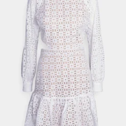 MICHAEL Michael Kors EYELET CUT OUT MINI - Cocktailkleid/festliches Kleid - White -Günstiges Fem Glanz Geschäft 0d31b9bb0b5a442c93eb969e7698774d