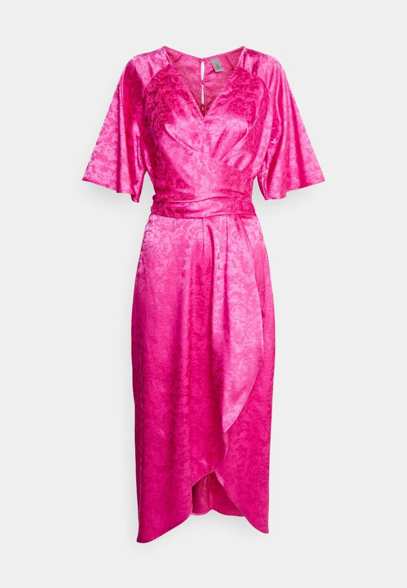 YASRETRIEVE KIMONO LONG DRESS - Cocktailkleid/festliches Kleid - Carmine Rose 5 YASRETRIEVE KIMONO LONG DRESS - Cocktailkleid/festliches Kleid - Carmine Rose – Bild 5