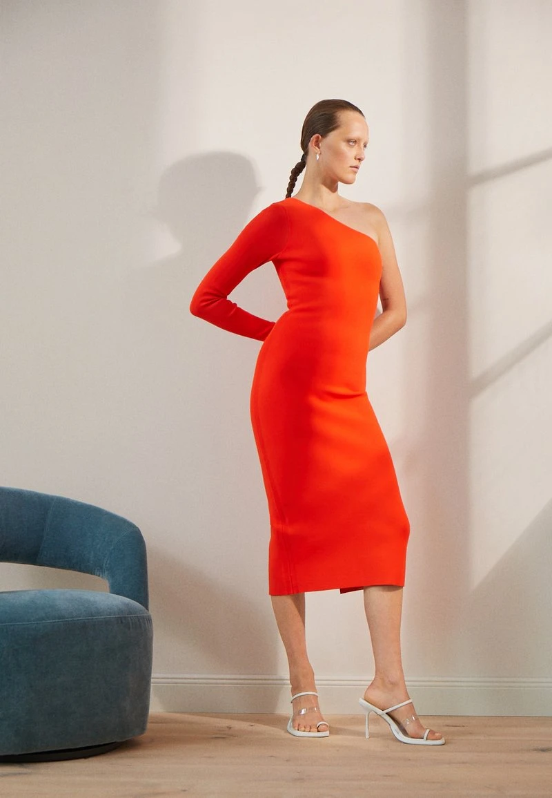 Victoria Beckham ONE SHOULDER - Cocktailkleid/festliches Kleid - Orange 1 Victoria Beckham ONE SHOULDER - Cocktailkleid/festliches Kleid - Orange