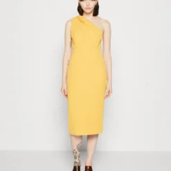 RENDEZVOUS ONE SHOULDER DRESS - Cocktailkleid/festliches Kleid - Honey