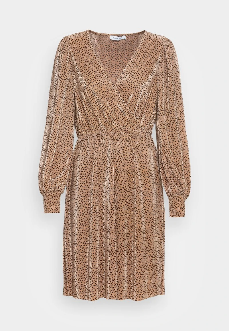 ONLY ONLVIA SHORT DRESS - Cocktailkleid/festliches Kleid - Beige/black 4 ONLY ONLVIA SHORT DRESS - Cocktailkleid/festliches Kleid - Beige/black – Bild 4