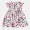 Il Gufo DRESS FLOWER - Cocktailkleid/festliches Kleid - Pink
