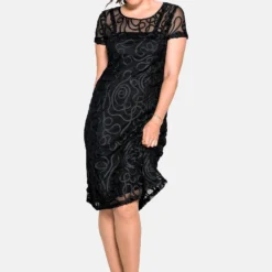 Sheego Cocktailkleid/festliches Kleid - Schwarz -Günstiges Fem Glanz Geschäft 1005bb406430493084cffe21e1737d1b 1