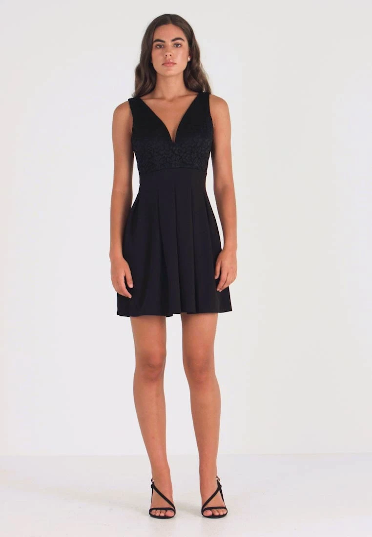 Wal G V NECK SKATER - Cocktailkleid/festliches Kleid - Black 2 Wal G V NECK SKATER - Cocktailkleid/festliches Kleid - Black – Bild 2