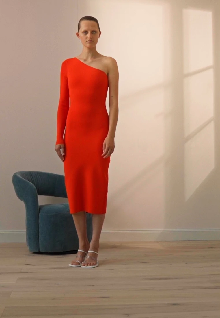 Victoria Beckham ONE SHOULDER - Cocktailkleid/festliches Kleid - Orange 2 Victoria Beckham ONE SHOULDER - Cocktailkleid/festliches Kleid - Orange – Bild 2