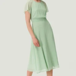 Zero MIT GLITZERSTEINCHEN - Cocktailkleid/festliches Kleid - Smoke Green