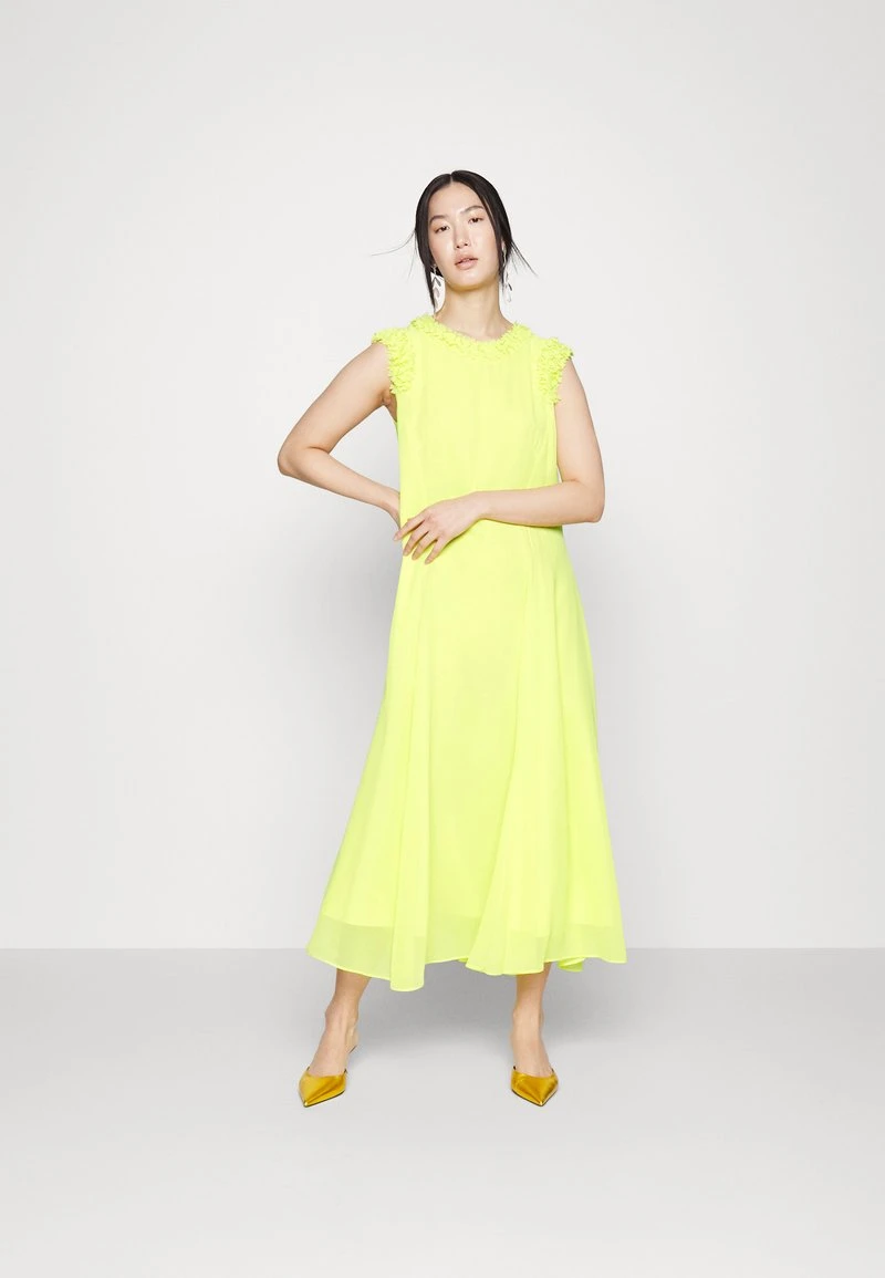 MARC CAIN Cocktailkleid/festliches Kleid - Lemon Green 3 MARC CAIN Cocktailkleid/festliches Kleid - Lemon Green – Bild 3