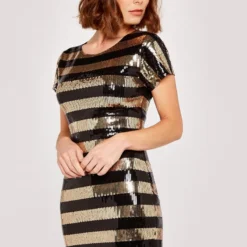 Apricot SEQUIN STRIPE MINI - Cocktailkleid/festliches Kleid - Yellow 10 Apricot SEQUIN STRIPE MINI - Cocktailkleid/festliches Kleid - Yellow -Günstiges Fem Glanz Geschäft 1d288166651543c883764a3f6380fcae 1