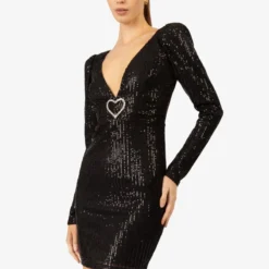 PAILLETTENKLEID - Cocktailkleid/festliches Kleid - Schwarz -Günstiges Fem Glanz Geschäft 1d40f38023ee44bab850c1e4d03e311a 1