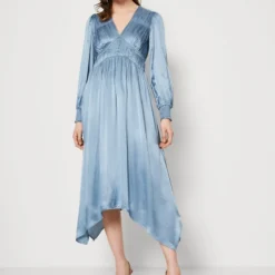 AllSaints ESTELLE DRESS - Cocktailkleid/festliches Kleid - Blue Slate 9 AllSaints ESTELLE DRESS - Cocktailkleid/festliches Kleid - Blue Slate -Günstiges Fem Glanz Geschäft 1e821be7582d4ea79b403582712f0f2d