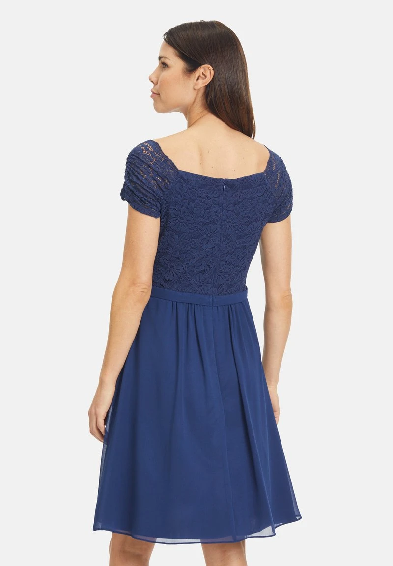 Vera Mont MIT SPITZE - Cocktailkleid/festliches Kleid - Festival Blue 3 Vera Mont MIT SPITZE - Cocktailkleid/festliches Kleid - Festival Blue – Bild 3