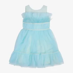 Guess NETZSTOFF - Cocktailkleid/festliches Kleid - Himmelblau -Günstiges Fem Glanz Geschäft 2102bb25dc7a48e581f7a0cc76162b01 2