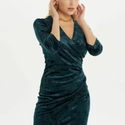 Cocktailkleid/festliches Kleid - Dark Green -Günstiges Fem Glanz Geschäft 21e27b8d10394bb08f740dfafa57faf3