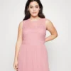 Vero Moda Curve VMMIA BACK SHORT DRESS - Cocktailkleid/festliches Kleid - Nostalgia Rose