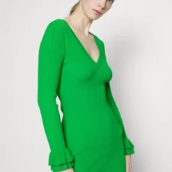 MICHAEL Michael Kors RUFFLE CUFF - Cocktailkleid/festliches Kleid - Spring Green -Günstiges Fem Glanz Geschäft 2267dcb93a8246ac84c2559ea842ca2d