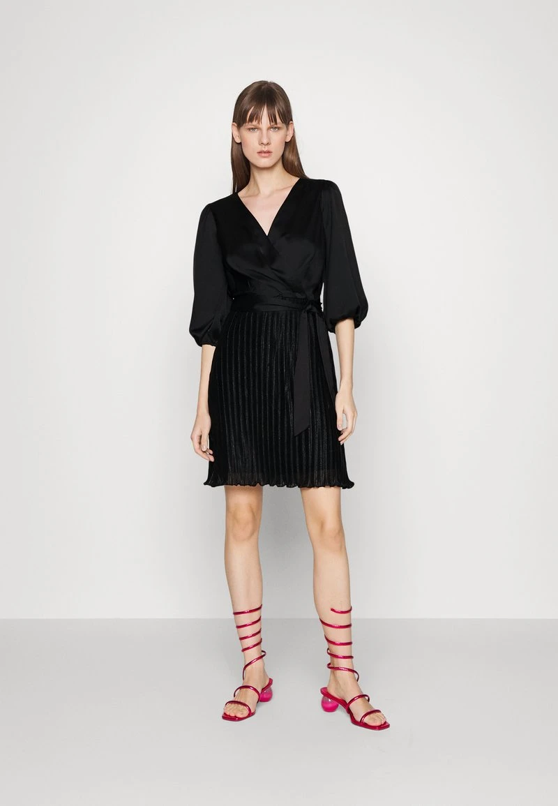 DKNY BALLOON PLEATED SKIRT DRESS - Cocktailkleid/festliches Kleid - Black 1 DKNY BALLOON PLEATED SKIRT DRESS - Cocktailkleid/festliches Kleid - Black