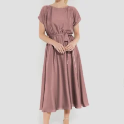 SWING Cocktailkleid/festliches Kleid - Mauve -Günstiges Fem Glanz Geschäft 24c7ebda0c74426280707383ceb93428