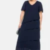 Sheego Cocktailkleid/festliches Kleid - Dark Blue