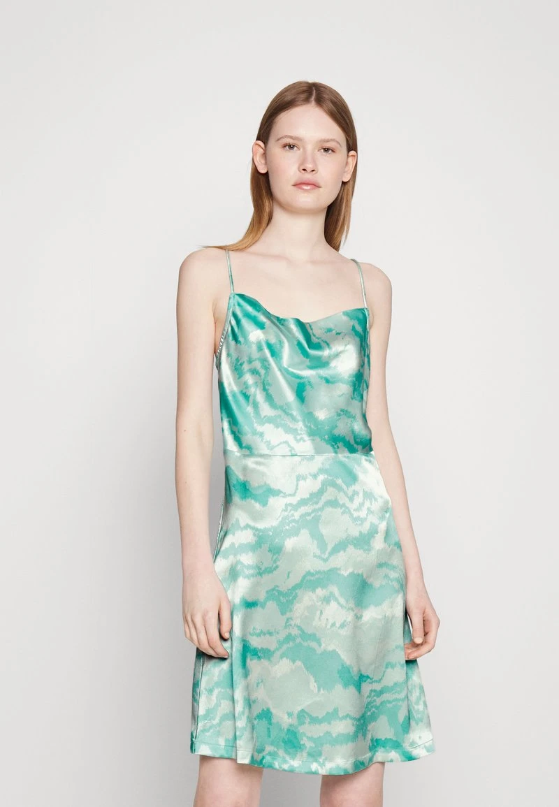 Pieces PCKERRA STRAP SHORT DRESS - Cocktailkleid/festliches Kleid - Blue Atoll/graphic 1 Pieces PCKERRA STRAP SHORT DRESS - Cocktailkleid/festliches Kleid - Blue Atoll/graphic