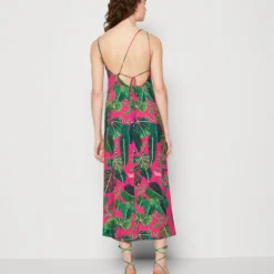 Farm Rio LEAVES PINK MIDI DRESS - Cocktailkleid/festliches Kleid - Pink -Günstiges Fem Glanz Geschäft 2a580df20e9c4f12bf47c318e89bd5a8