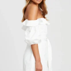 SIERRA - Cocktailkleid/festliches Kleid - White -Günstiges Fem Glanz Geschäft 2a7fa4ac1abc41b79d44ad7d41d6b5ed