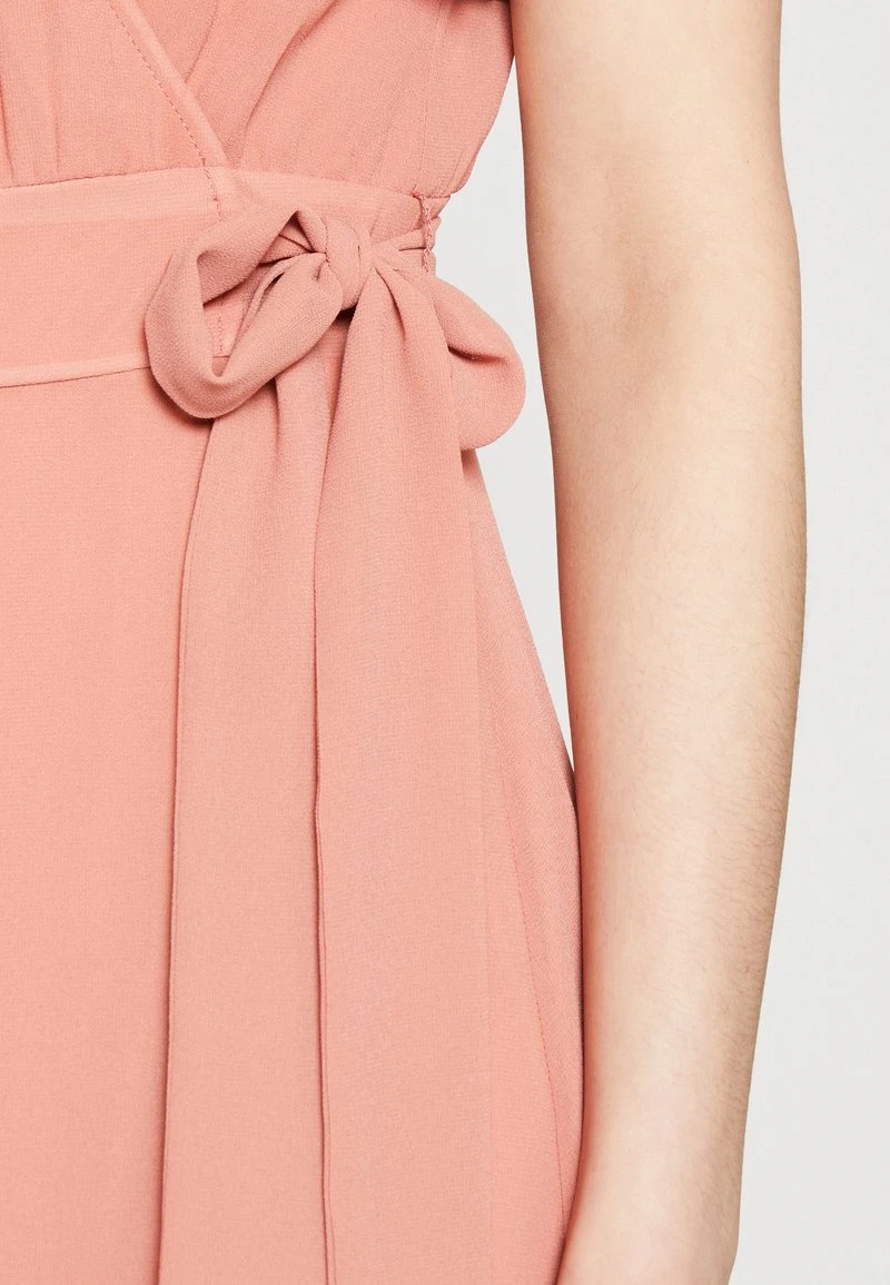Vila VIFABIA MIDI WRAP DRESS - Cocktailkleid/festliches Kleid - Brick Dust 6 Vila VIFABIA MIDI WRAP DRESS - Cocktailkleid/festliches Kleid - Brick Dust – Bild 6