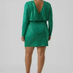 Vero Moda Curve Cocktailkleid/festliches Kleid - Pepper Green -Günstiges Fem Glanz Geschäft 2d3cadbc602c49c1ae809e731927ac1c